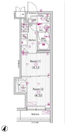 ガーラ練馬グランドステージ 3階 間取り図