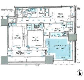 シティタワー銀座東 9階 間取り図