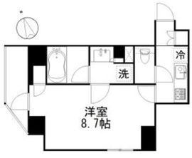 オーギュメント牛込神楽坂 202 間取り図