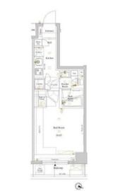 ルクレ高円寺アジールコート 703 間取り図