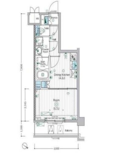 MAXIV宮崎台 (マキシヴ宮崎台) 2階 間取り図