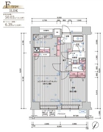 プレール・ドゥーク日本橋 8階 間取り図
