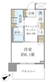 ブリリアタワー浜離宮 10階 間取り図