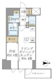 リビオレゾン上野入谷ザ・テラス 11階 間取り図