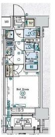 GENOVIA阪東橋skygarden (ジェノヴィア阪東橋スカイガーデン) 3階 間取り図