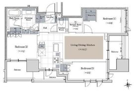 クラッシィハウス大手町ザ・スイート 3階 間取り図