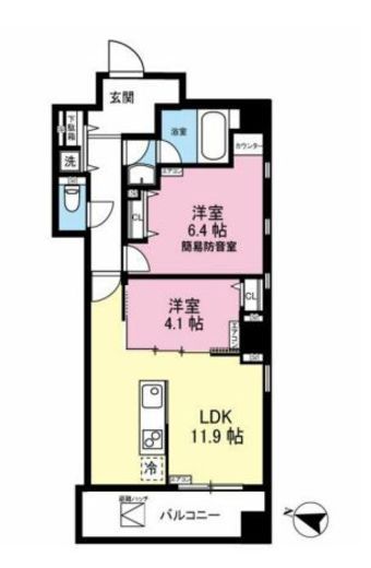 サウンドステージドルチェ 601 間取り図