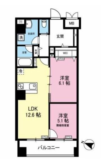 サウンドステージドルチェ 302 間取り図