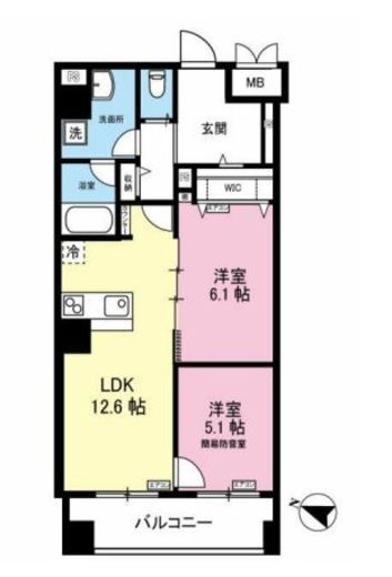 サウンドステージドルチェ 402 間取り図