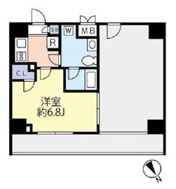 グランヴァン元住吉 701 間取り図