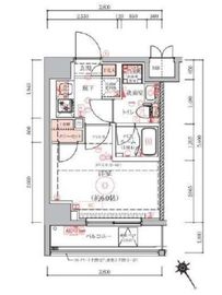 グランヴァン元住吉 203 間取り図