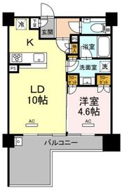 セントラルレジデンス東中野 6階 間取り図