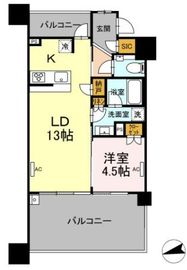 セントラルレジデンス東中野 8階 間取り図