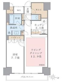 ブリリアイスト東雲キャナルコート 1316 間取り図