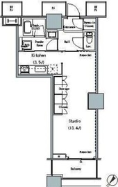 ザ・東京タワーズ ミッドタワー 5階 間取り図