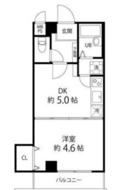 T's garden目黒 (ティーズガーデン目黒) 101 間取り図