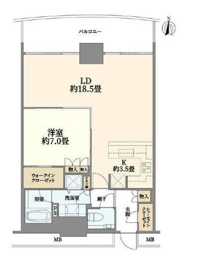 M.M.TOWERS FORESIS (エムエムタワーズフォレシス) 30階 間取り図