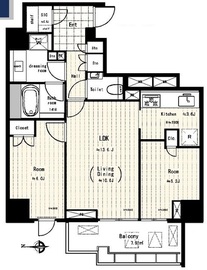 ザ・パークハウス代々木大山 4階 間取り図
