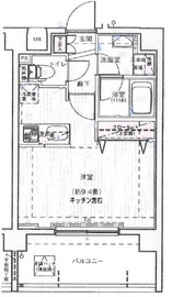 プレールドゥーク新宿御苑Ⅱ 2階 間取り図