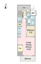 PARK HILLS TOWER (パークヒルズタワー) 1201 間取り図