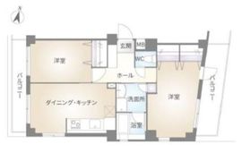 メインステージ白金高輪 6階 間取り図