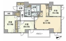 ザ・サンメゾン文京本郷エルド 3階 間取り図