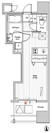 TOPAZ本厚木 (トパーズ本厚木) 1008 間取り図