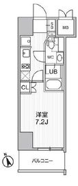 シーズンフラッツ浅草 802 間取り図
