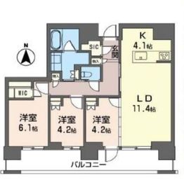 グランドメゾン目白新坂 2階 間取り図