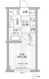 ローレル戸越 404 間取り図
