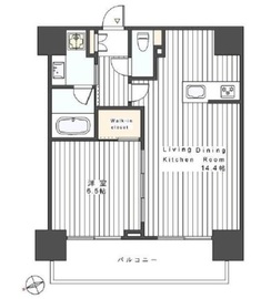 ユニーブル銀座東 8階 間取り図