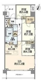 ドレッセ用賀 2階 間取り図