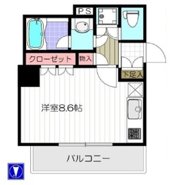 グローリオ戸越銀座 3階 間取り図