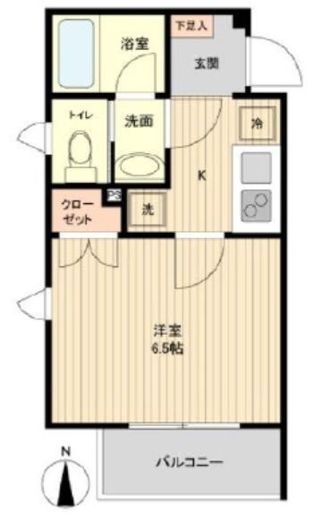 柏葉館 204 間取り図