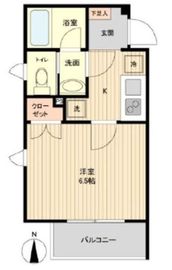 柏葉館 204 間取り図