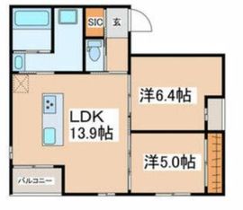 BELLA VISTA SHINJUKU (ベッラヴィスタ新宿) 202 間取り図