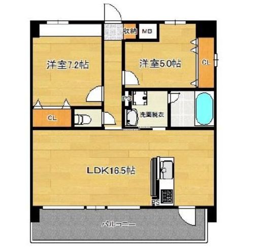 t.t.ユニテ 1階 間取り図