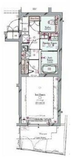 コンシェリア中野弥生町THE RESIDENCE 101 間取り図