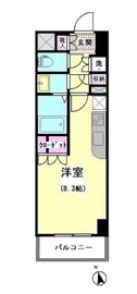 エスティメゾン大井仙台坂 702 間取り図