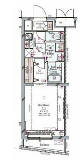コンシェリア中野弥生町THE RESIDENCE 304 間取り図