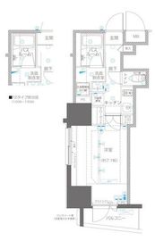 ZOOM川崎EAST 8階 間取り図