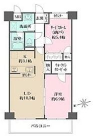 グランデュール石神井 202 間取り図