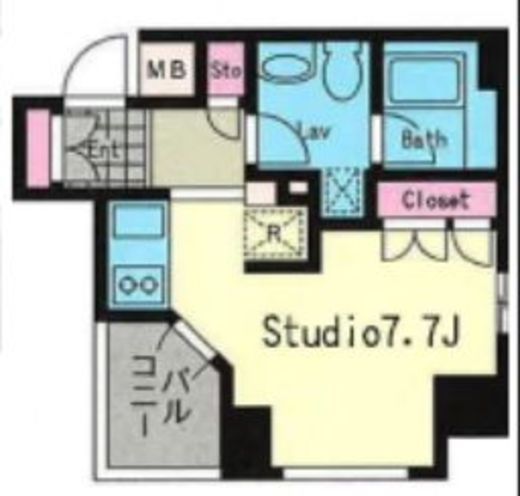 プライムアーバン恵比寿2 304 間取り図