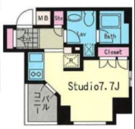 プライムアーバン恵比寿2 304 間取り図
