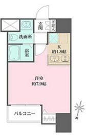 ラヴィーナ横浜 404 間取り図