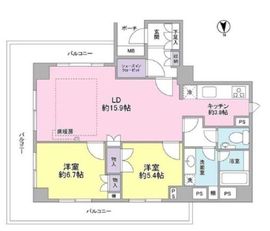 ザ・センチュリー宮崎台 405 間取り図