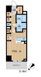 HF新横浜レジデンス 10階 間取り図