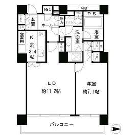 リバーポイントタワー 2004 間取り図