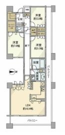 ニューシティ東戸塚タワーズシティパークタワー東戸塚 6階 間取り図