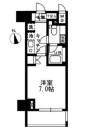 ウィステリア高津 702 間取り図